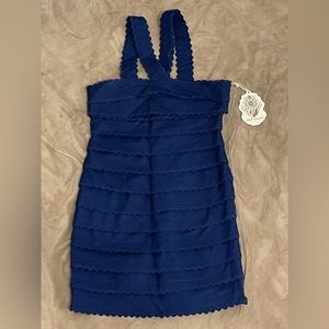 BB Dakota Women’s Dark Blue 100% Cotton Dress NWT